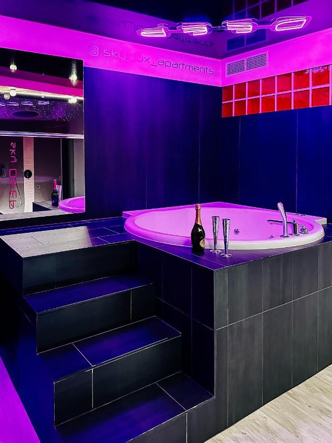 Sky Deep Jacuzzi 30 Floor Leilighet Klaipėda Eksteriør bilde
